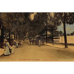 ROCHEFORT-sur-MER : avenue de la gare - etat