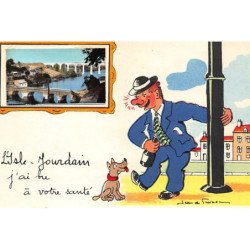 ISLE JOURDAIN : illustration Jean de Pressac, j'ai bu à votre santé - tres bon etat