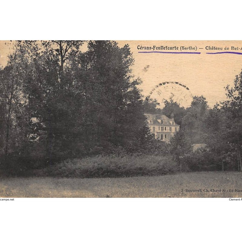 CERANS-FOULLETCURTE : chateau de bel-air - tres bon etat