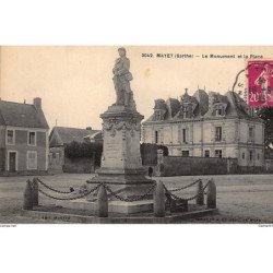 MAYET : le monument et la place - tres bon etat