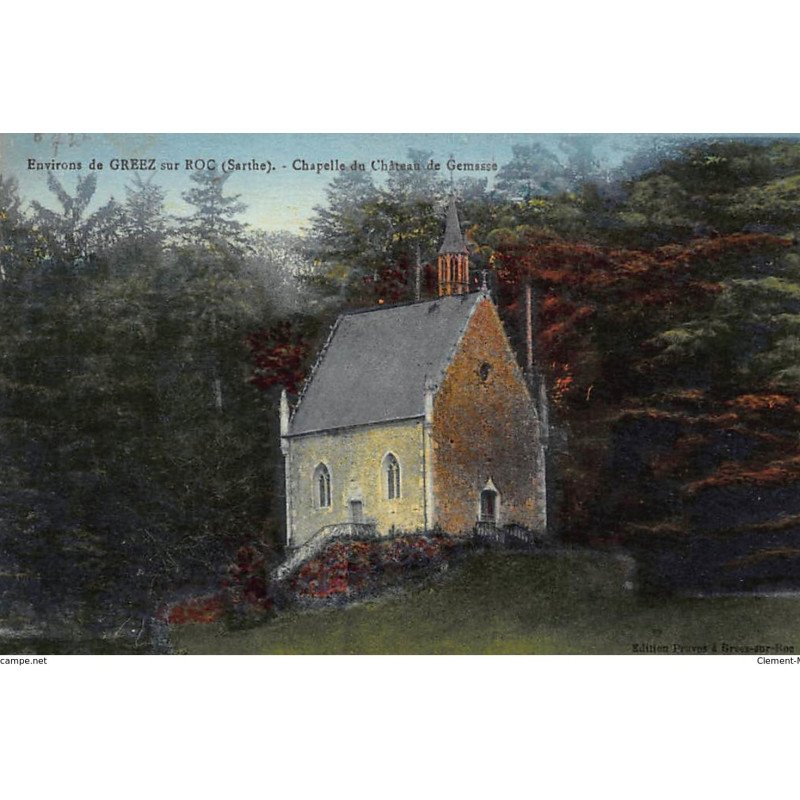 GEMASSE : chapelle du chateau de gemasse - tres bon etat