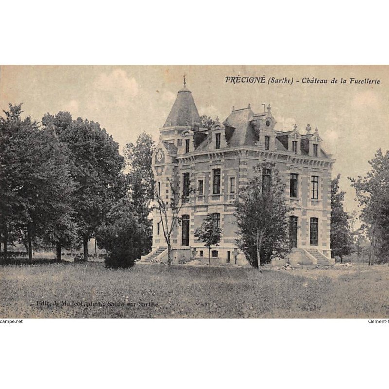 PRECIGNE : chateau de la fusellerie - tres bon etat