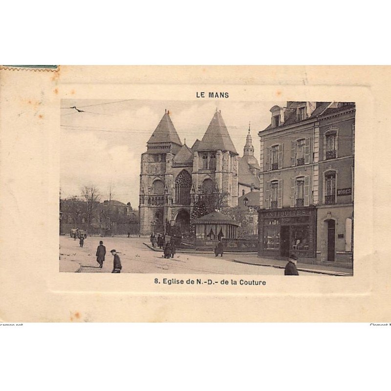 LE MANS : eglise de n-d de la couture - etat