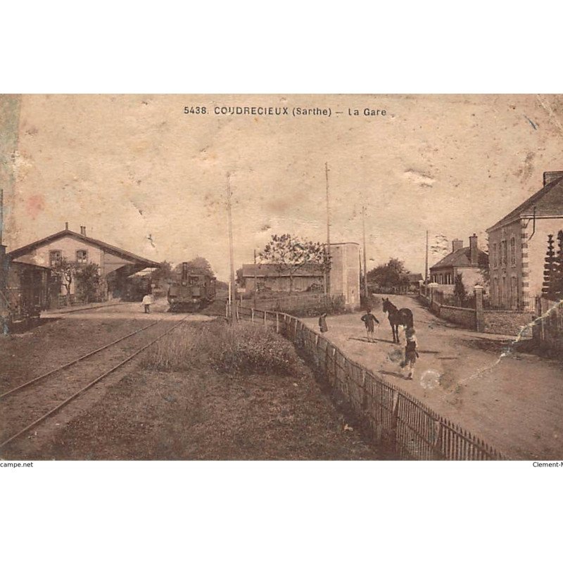 COUDRECIEUX : la gare - etat