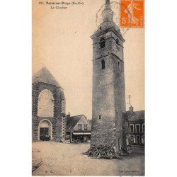 BESSE-sur-BRAYE : le clocher - tres bon etat
