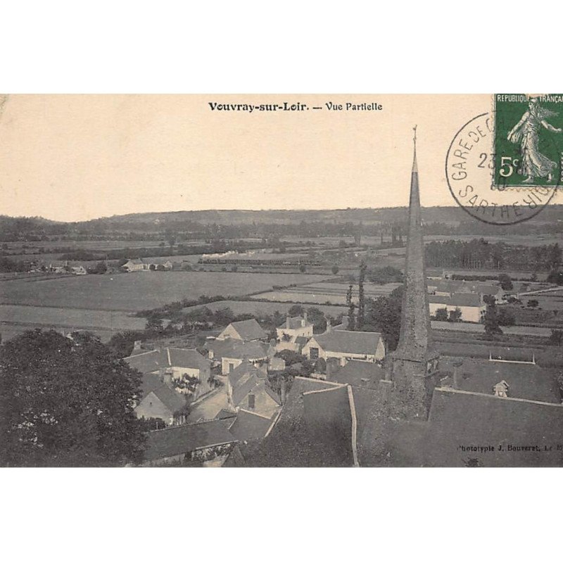 VOUVRAY-sur-LOIR : vue partielle - tres bon etat