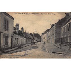 BEAUMONT-sur-SARTHE : rue de la croix-rouge - tres bon etat