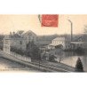 LA CHARTRE-sur-le-LOIR : vue generale de l'usine de crousilles (filature) - etat