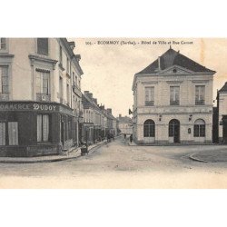 ECOMMOY : hotel de ville et rue carnot - tres bon etat