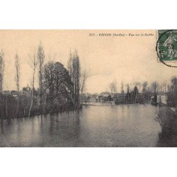 VIVOIN : vue sur la sarthe - tres bon etat