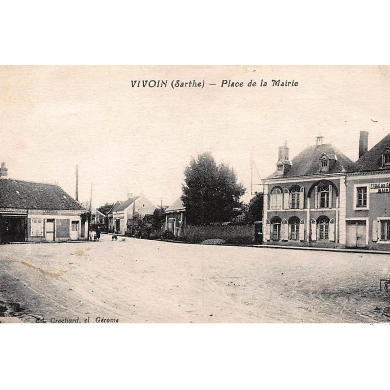 VIVOIN : place de la mairie - etat