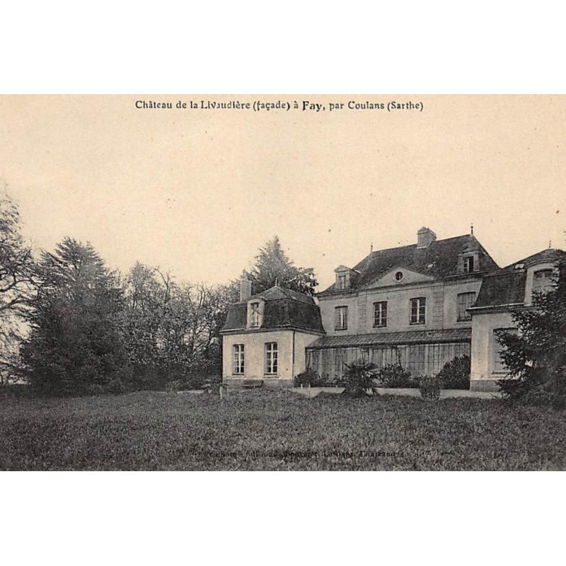 FAY : chateau de la livaudiere - tres bon etat