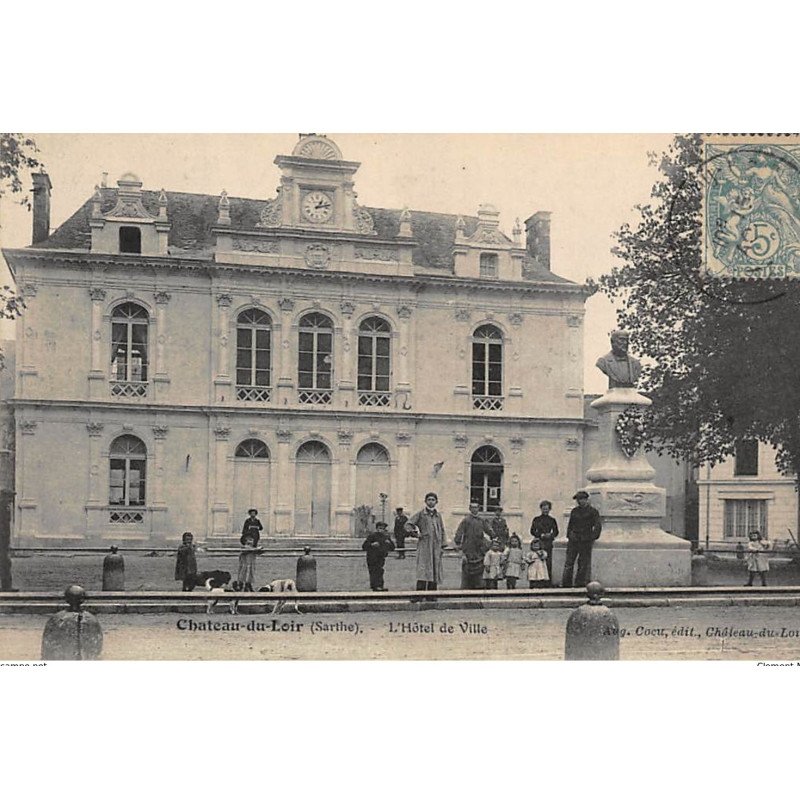 CHATEAU-du-LOIR : l'hotel de ville - tres bon etat