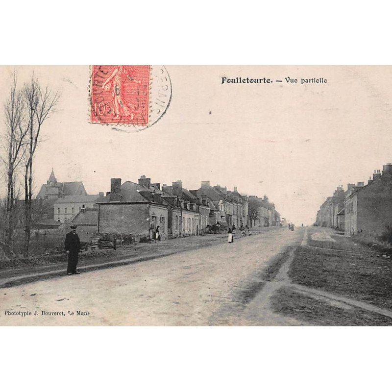 FOULLETOURTE : vue partielle - tres bon etat