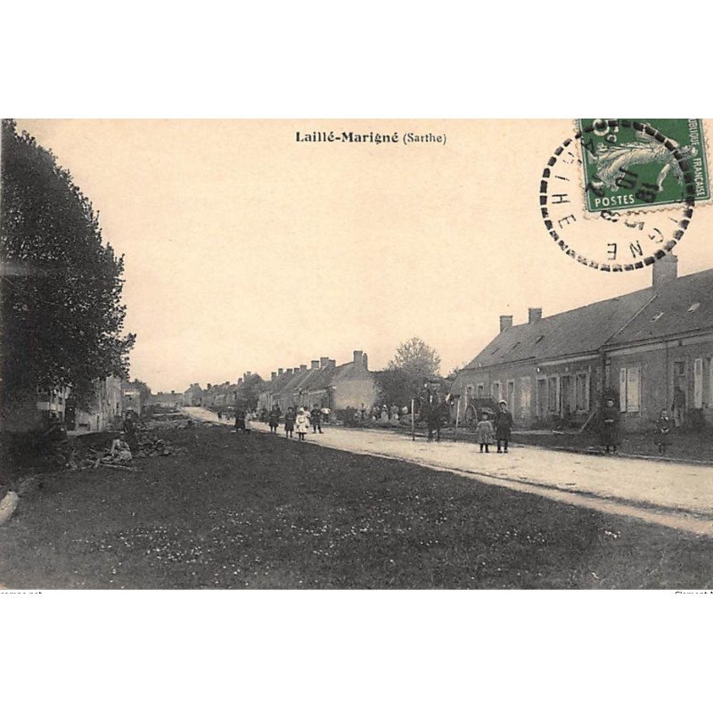 LAILLE-MARIGNE : vue du village - etat