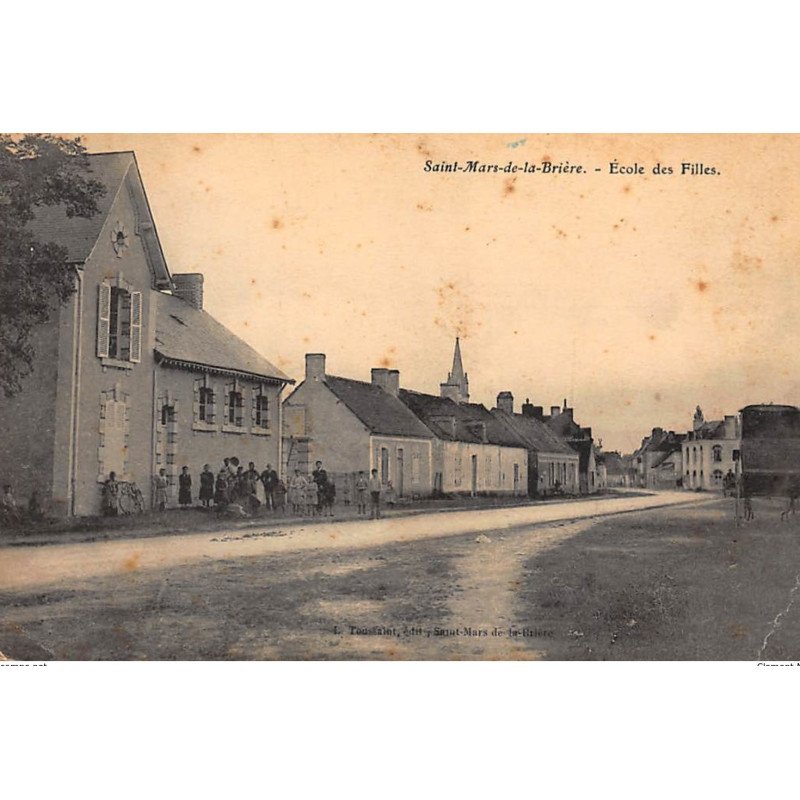 SAINT-MARS-de-la-BRIERE : ecole des filles - etat