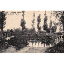 LHOMME : le pont de pierre - tres bon etat