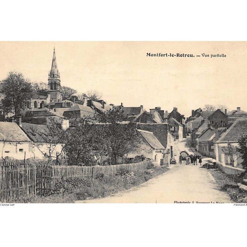 MONTFORT-le-ROTROU : vue partielle - tres bon etat