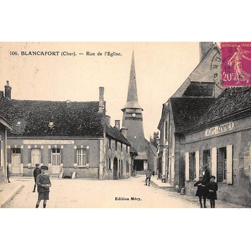 BLANCAFORT : rue de l'eglise - tres bon etat