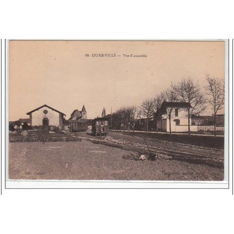 OUARVILLE - trains  - très bon état
