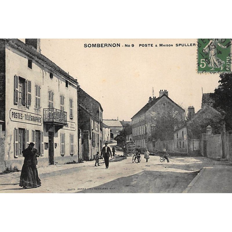 SOMBERNON : poste & maison spuller - etat