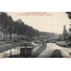entre AISY-sur-ARMANCON et ROUGEMONT : le canal de bourgogne - tres bon etat