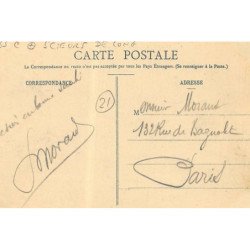 VERONNES-les-GRANDES : la place, scieurs de long - tres bon etat