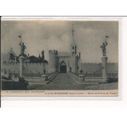 L'ILE-BOUCHARD : Entrée du Château du Temple - très bon état
