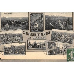 BEAUNE : souvenir de beaune les vendanges - tres bon etat