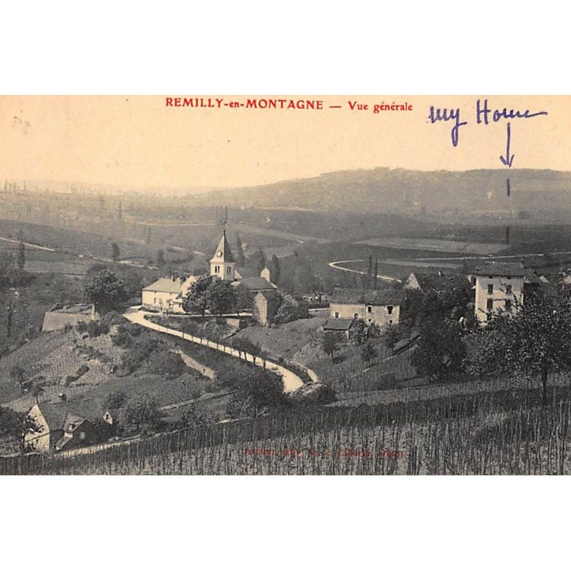 REMILY-en-MONTAGNE : vue generale - tres bon etat