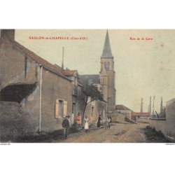 SAULON-la-CHAPELLE : rue de la gare - etat