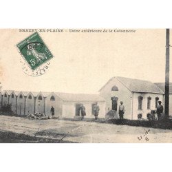 BRAZEY-en-PLAINE : usine extérieure de la cotonnerie - tres bon etat