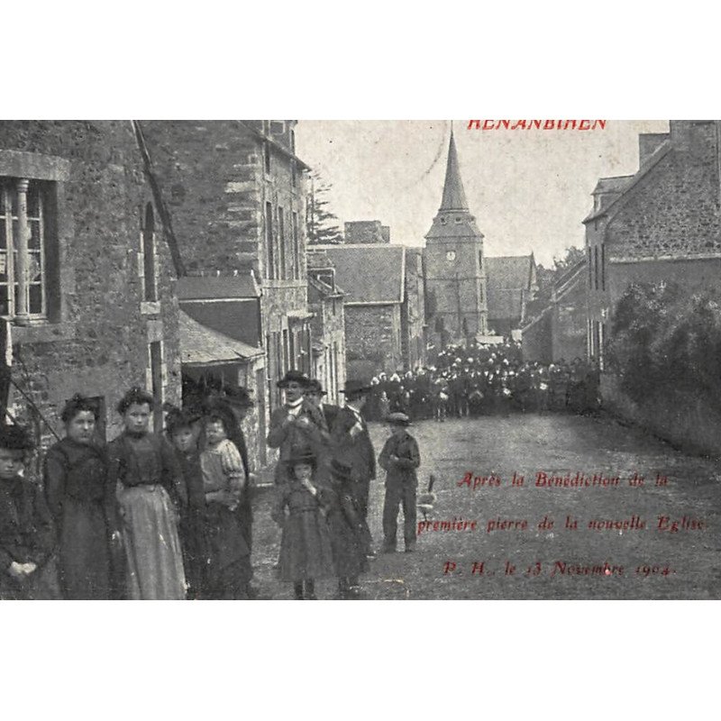 HENHANBIHEN : apres la benediction de la premiere pierre de la nouvelle eglise - etat HENHANBIHEN : apres la benediction de la premiere pierre de la nouvelle eglise - etat