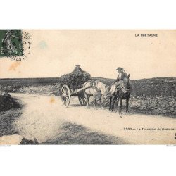 COTE DU NORD : le transport du goëmon - tres bon etat