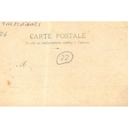 TESTRIGNIEL : rochers sur la plage, personnages - tres bon etat
