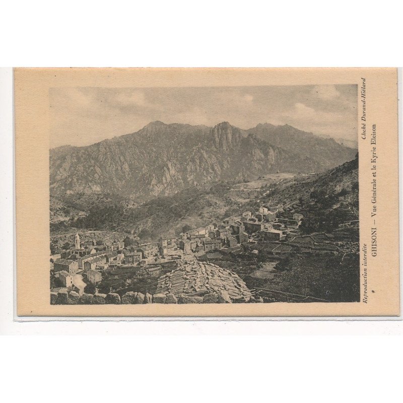 GHISONI : vue generale et le kyrie eleison - tres bon etat