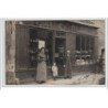 MANTES - BLAMECOURT (a vérifier) - carte photo  de l'épicerie BENARD - très bon état