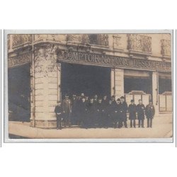 CHALONS SUR SAONE : carte photo du Comptoir National d'Escompte - bon état (un pli)