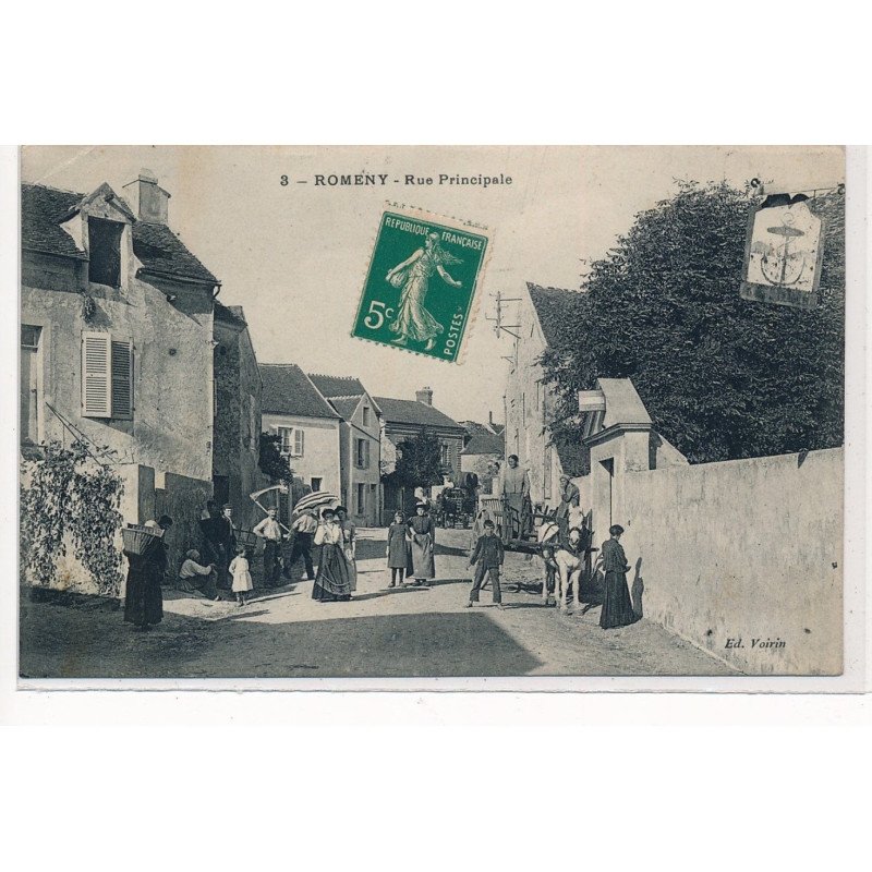 ROMENY : rue principale - etat