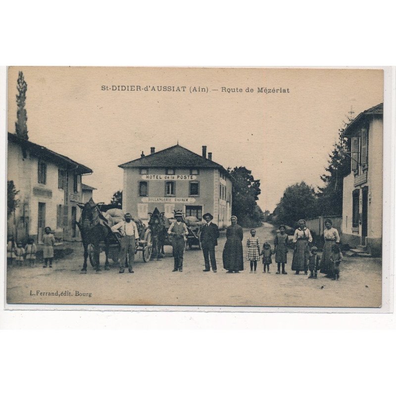SAINT-DIDIER-D'AUSSIAT : route de mézérist - tres bon etat