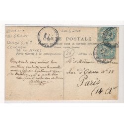 DORDOGNE(?) : nain, geant, cachet de la poste, deux freres - etat