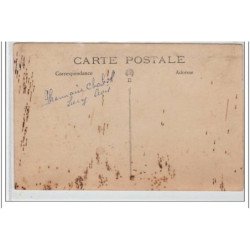 LURCY LEVIS : carte photo de la Pharmacie Chabrol vers 1910 - très bon état (traces au dos)