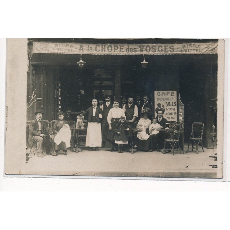 PARIS : carrefour balagny, guy moquet, à la chope des vosges - tres bon etat