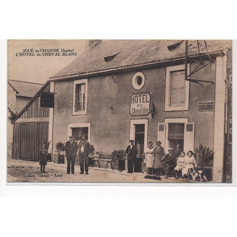 JOUE-en-CHARNIE : l'hotel du cheval blanc - etat