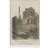 TARARE : incendie "union industrielle" 12 mai 1905 le réservoir avant sa chute - etat