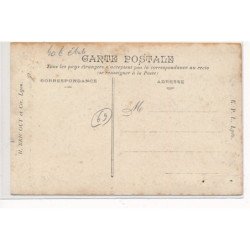 TARARE : incendie "union industrielle" 12 mai 1905 le réservoir avant sa chute - etat