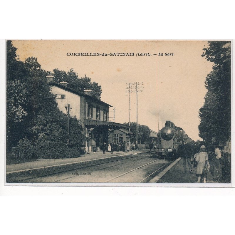 CORBEILLES-du-GATINAIS : la gare - tres bon etat