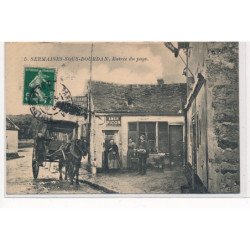 SERMAIES-sous-DOURDAN : entrée du pays, attelage du boulanger, Amer Picon - tres bon etat