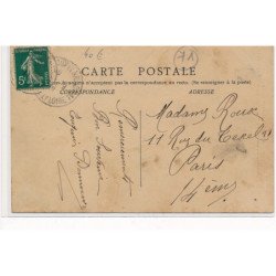 SAINT-GENOUX-le-NATIONAL : le maronnier centenaire 1802-1910 apres l'ouragan du 22 juillet 1910 - tres bon etat