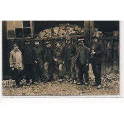 BRIVES : chantier, ouvriers - tres bon etat